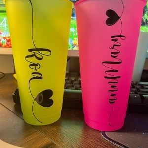 Custom made cups
